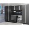 Newage Products Pro Series 9 Piece Garage Cabinet Set with Stainless Steel Top, Gray 56852 - alternate 7